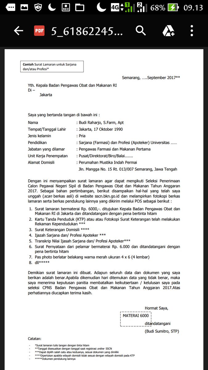 Diantika Ln On Twitter Halobpom1500533 Tanyabkn Surat Lamaran Yg Dkirim Ditujukn K Siapa Ke Panitia Seleksi Cpns Bpom No 2 Ke Kepala Bpom Cth Srt Lamaran S T Co Rnexnr5z1v