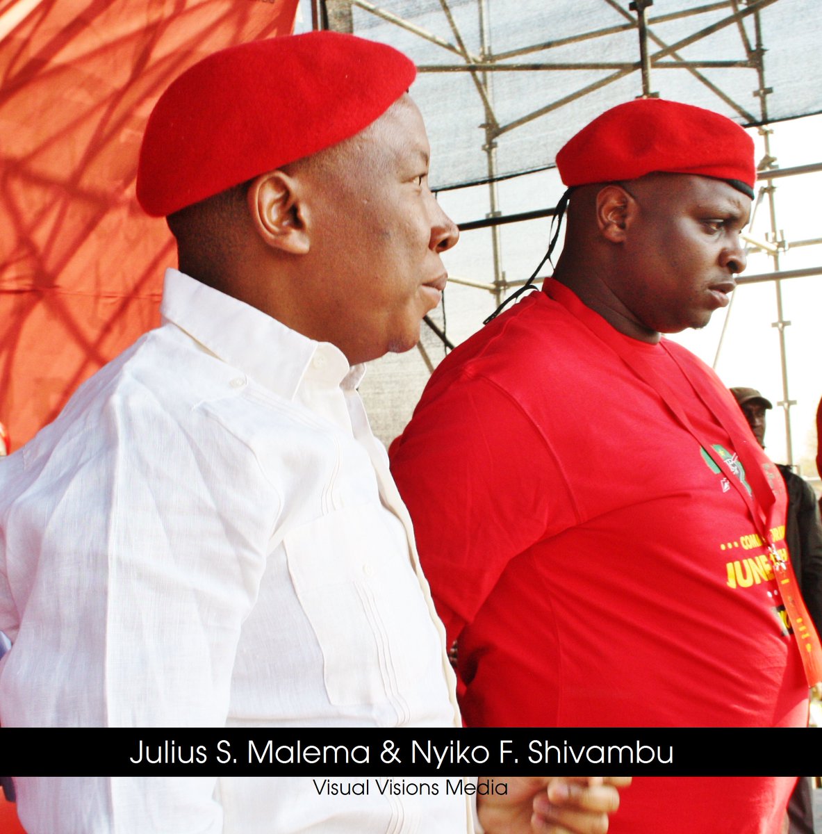 VisualVisionsTV's tweet photo. Our Best Work .....
EFF PRESIDENT @Julius_S_Malema & EFF DEPUTY PRESIDENT @FloydShivambu Leaders of our generation .... #VisualVisionsMedia https://t.co/yt8Zwnajaf