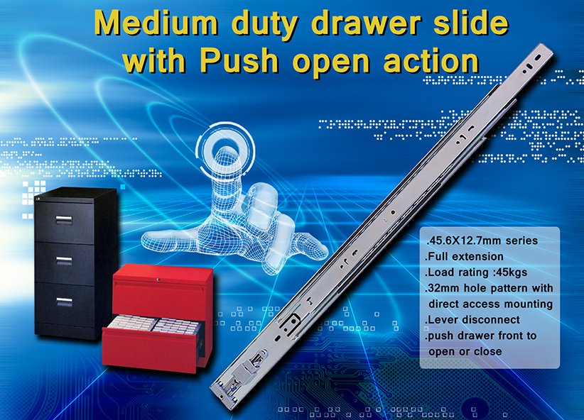 SlideMakerCorp's tweet image. Medium duty drawer slide with push open action-4589P drawerslide.wordpress.com/2017/09/15/med…