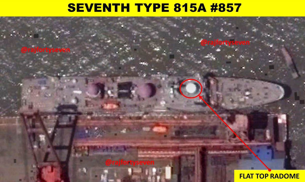 rajfortyseven's tweet photo. #China #PLAN #Type815A eighth #Dongdiao spy ship in construction.Amazing construction speed.Six in last three years
https://t.co/wPRq08pHJZ https://t.co/lZOllIZuXO