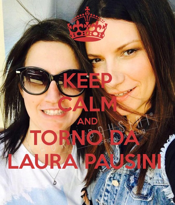 DanyRomanoLPFC's tweet photo. #ansia #KeepCalm #TornoDaTe #DiNuovoIo #CiSiamo
#DayIsToday #sedici #raduno #LauraPausiniFanclubParty @LauraPausini @Laura4uOfficial https://t.co/lISPCL1e3T