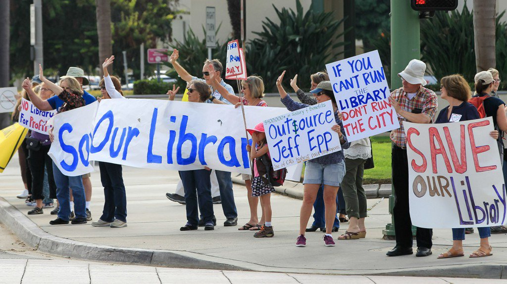 sdut's tweet photo. Escondido's library outsourcing debate could end up in court https://t.co/xuqlRZhRDy https://t.co/mUdkWDuG9V