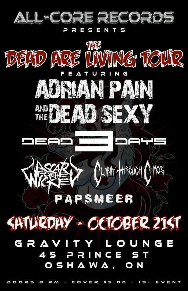 Hey - #Oshawa fans!! CTC is coming back to #TheGravityLounge! Come check us and the other kick ass bands out!! <a href="/AdrianPain/">Adrian Pain</a> <a href="/TheDeadSexy/">The Dead Sexy</a>
