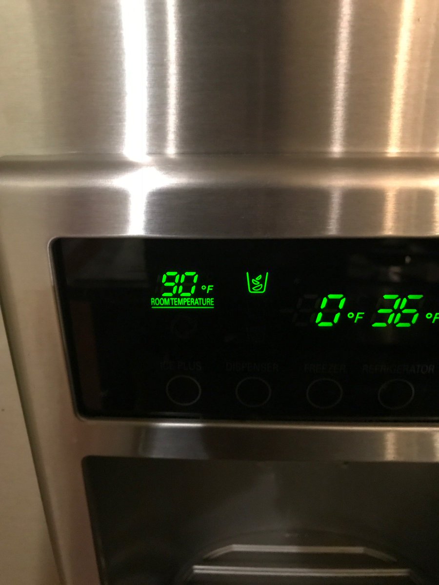 ericvold's tweet image. Hey @fpl. New record, 90 degrees in the house! Whooping