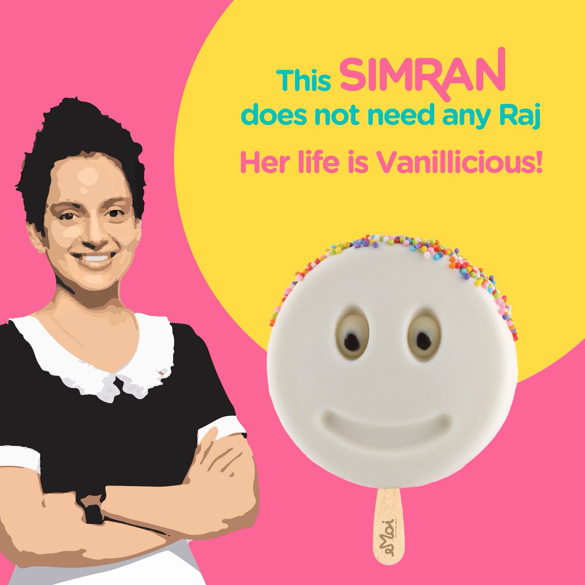 EmoiEveryday's tweet photo. #Simran #Vanillicious😀#emoi #ddlj #gelato @pacificmalld @DLFMoI @dlfplace_saket @dlf_cyberhub https://t.co/o2HTemyDAG