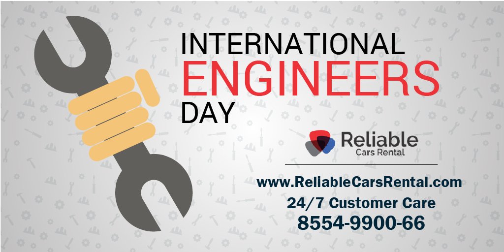 ContactReliable's tweet image. It is to honour Sir MV's achievements and contribution towards the country India celebrates #EngineersDay on his birthday,#Reliablecarrental
