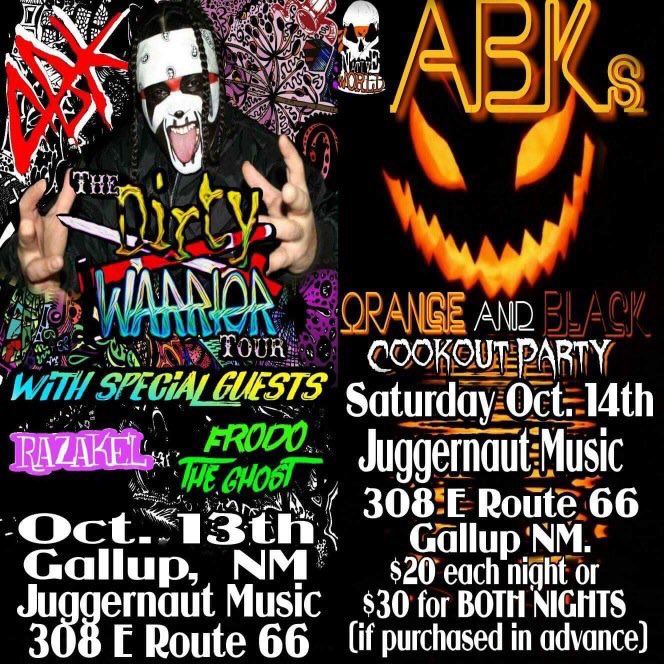 dinapatrick's tweet photo. Oct 13th and 14th!!! It's going down in #Gallup #NM #505 at #JuggernautMusic https://t.co/vommHZGj4V