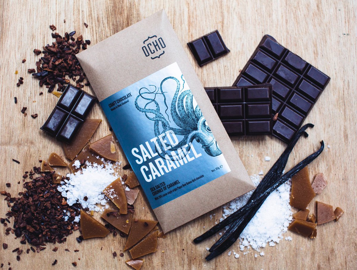 BrandAid_Design's tweet image. OCHO just won best packaging at the NZ Chocolate Awards. The chocolate is better than the packaging.