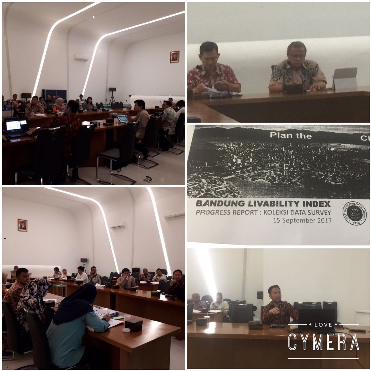 BappedaKotaBdg's tweet photo. Pagi tadi telah dilaksanakan rapat pembahasan laporan pengumpulan data survey indeks liveable city di ruang rapat besar Bappelitbang https://t.co/WCOfWKi8cw