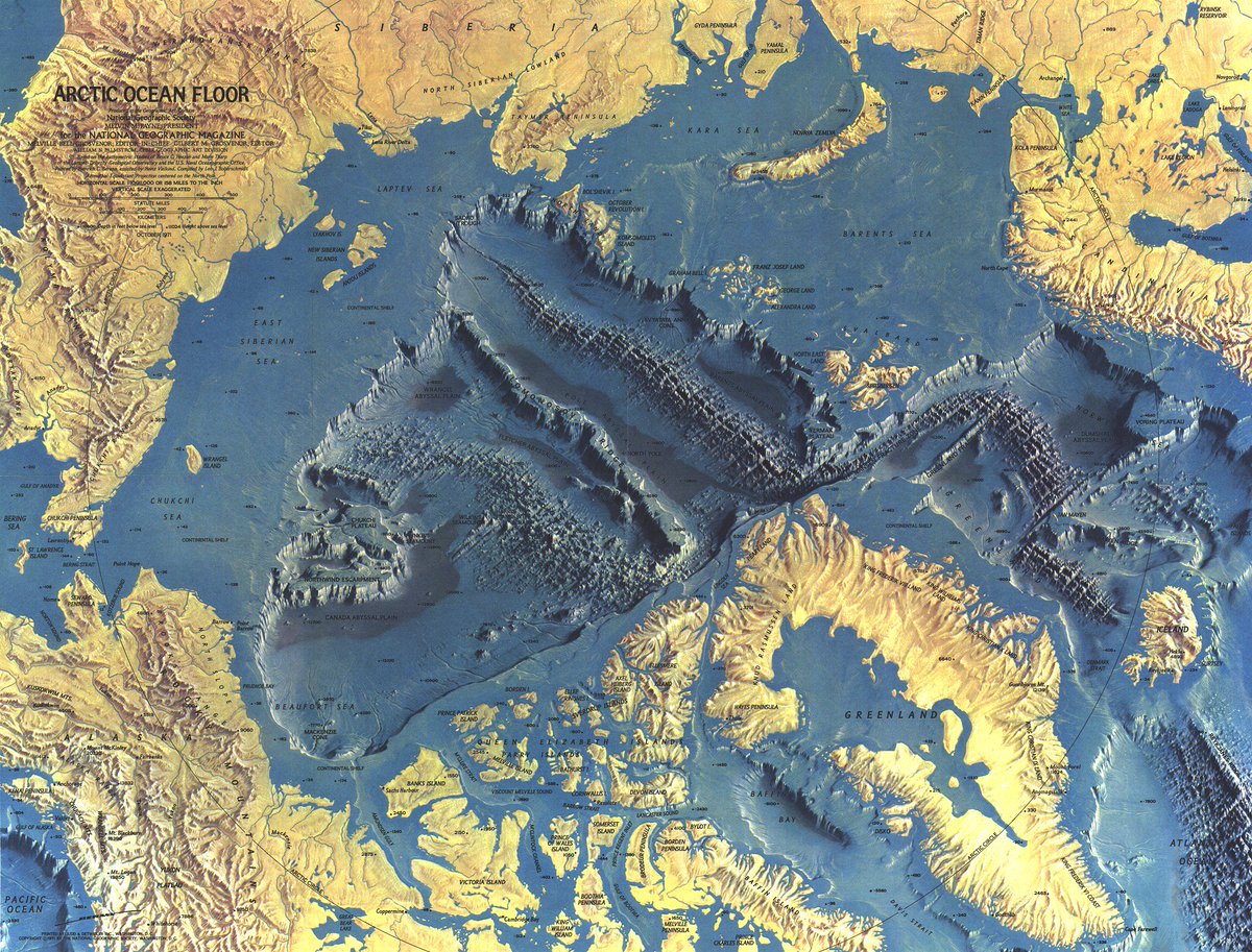 Cage On Twitter These Natgeo Maps Are So Pretty Arctic Ocean