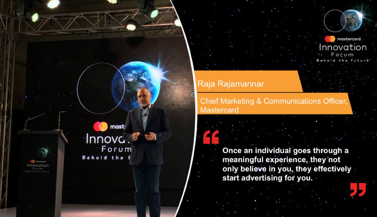 For effective #marketing there is a need to know the consumers better, to engage more meaningfully <a href="/RajaRajamannar/">Raja Rajamannar</a> #MastercardInnovation