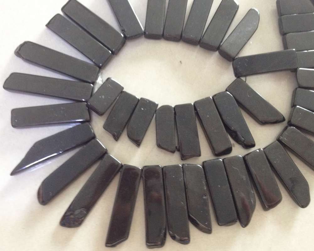 bsavailable's tweet image. 18-48mm Gradual Flat Natural black Jet tooth spike Gemstone Freesize beads 10… tuppu.net/122cb646 #Etsy #Nugget