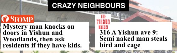 SGAG_SG's tweet photo. Yishun forever making the headlines! MAKE YISHUN GREAT AGAIN! #PresidentHalimah #Yishun https://t.co/RPhl1lqYVM