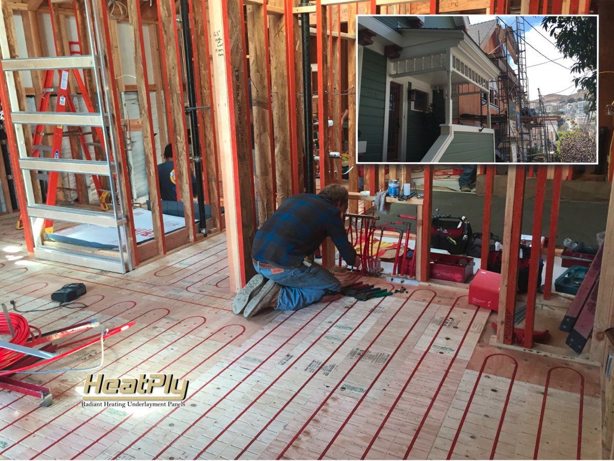 HeatPly's tweet photo. @IntEngineering 1st project designed by an architect to integrate both a Tesla Solar Roof / HeatPly Hydronic System. https://t.co/DoCiwhKXL7