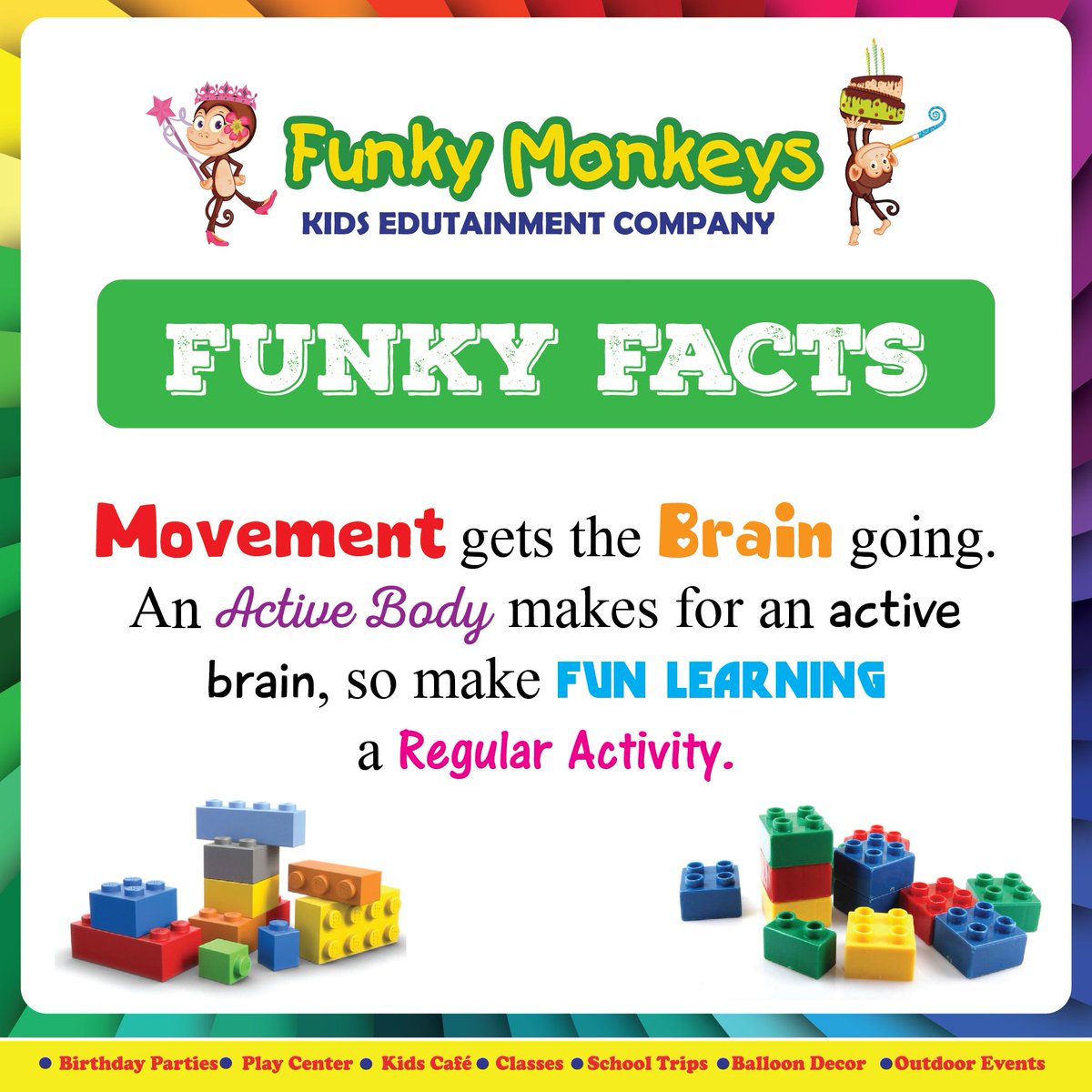 FUNKYMONKEYSUAE's tweet photo. Funky Monkeys offer kids engaging and educational activities &amp; workshops that will make sure kids enjoy while learning new things. https://t.co/XESBghXVZ9