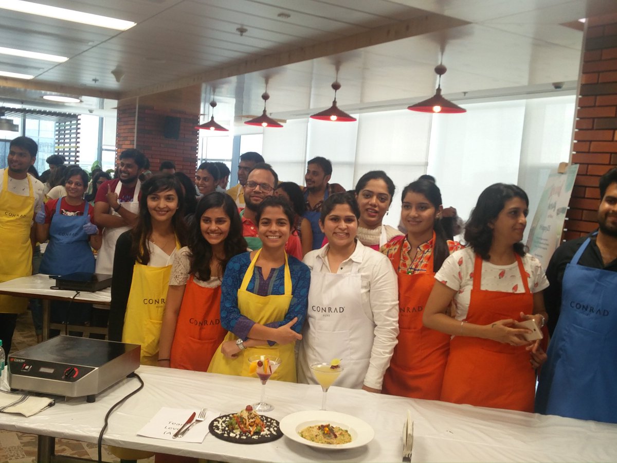 Teams all excited for final results #zsconradcookoff  <a href="/Conrad_Pune/">Conrad Pune</a>  #gwos17 #gwos #Hilton