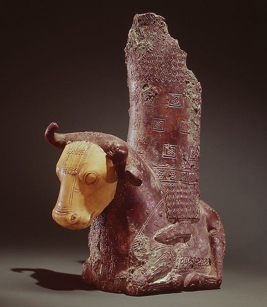 Part of a throne with deity on a bull ca. late 8th–7th century B.C. #Urartu, probably from #Toprakkale <a href="/metmuseum/">The Metropolitan Museum of Art</a>