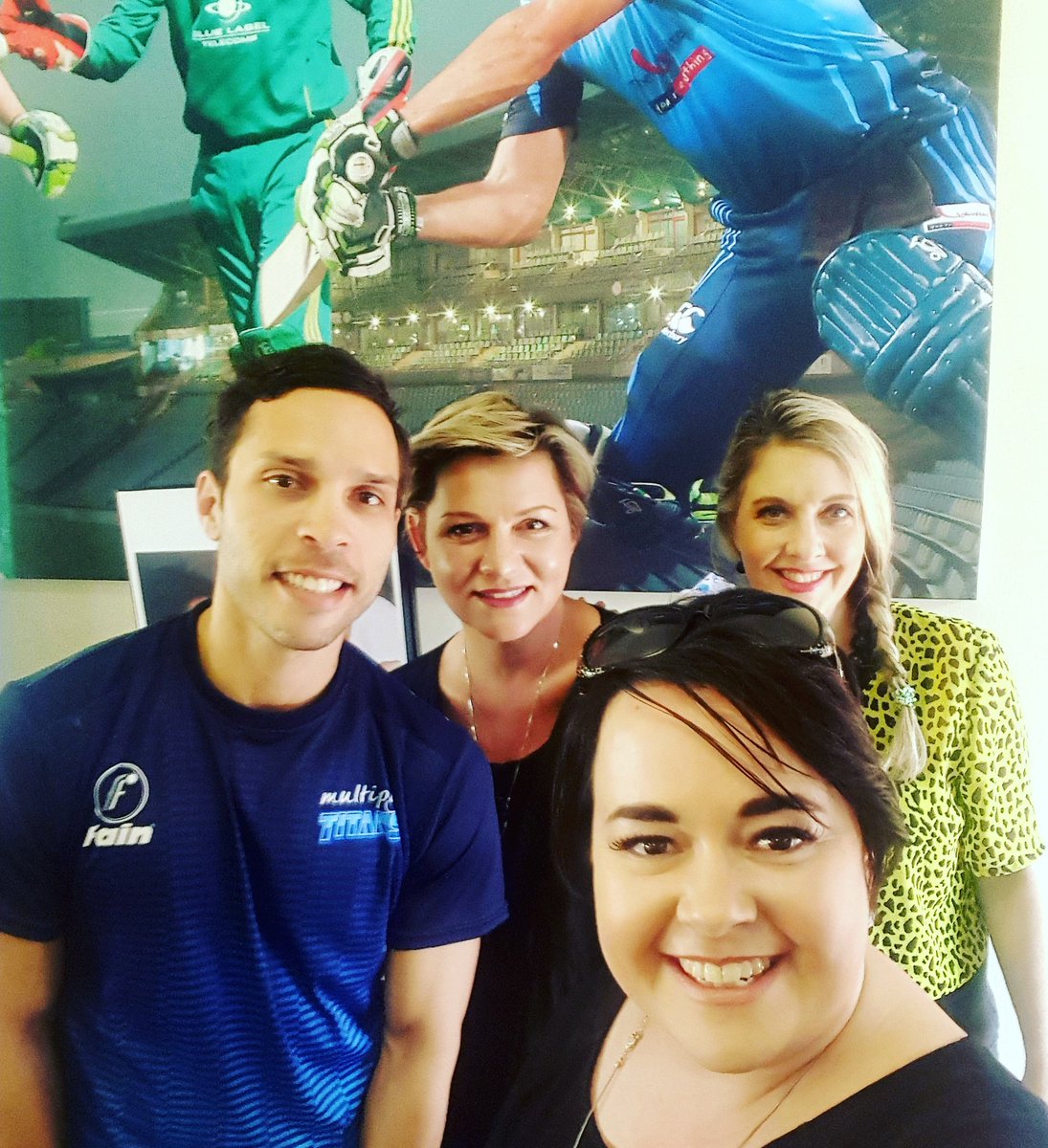 Fabulous afternoon with Titans cricket.

#bacherco
#fragrancefanaticsa