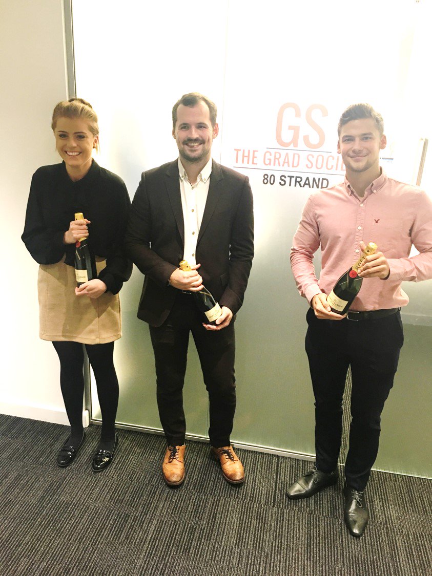 TheGradSociety's tweet image. It’s been an exciting 2 weeks as our 3 new starters all get off to a cracking start by doing their first deals all within their 1st week!