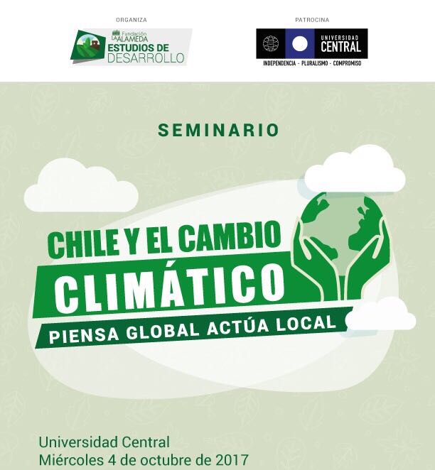 FLaAlameda's tweet photo. Te invitamos este 4 de Octubre al Seminario Chile y cambio climático: Piensa global, actúa local. link inscripción 👉https://t.co/GAJxCSc3XO https://t.co/tBEjfbW1pq