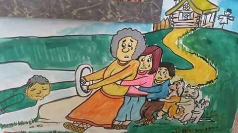 Хүүхдийн гар зургийн уралдаанд ирсэн бүтээл гэнэ😰😰😰 Жаахан  амьтдыг ийм зураг зуртал нь битгий #ЗОВОО...!!
#Ухаан #нэмье