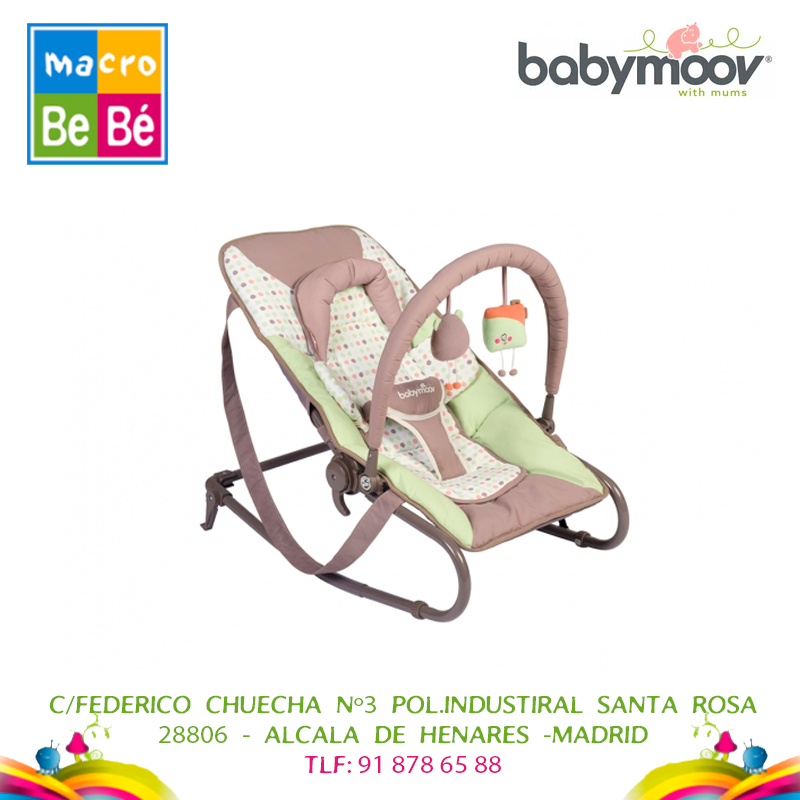 MacroBeBe's tweet photo. La #tumbona Bubble de @BabymoovES es cómoda y ultra ligera. Tiene una posición balacín y dispone de arco de juego orientable y extraíble. https://t.co/TOVhZEEaqV