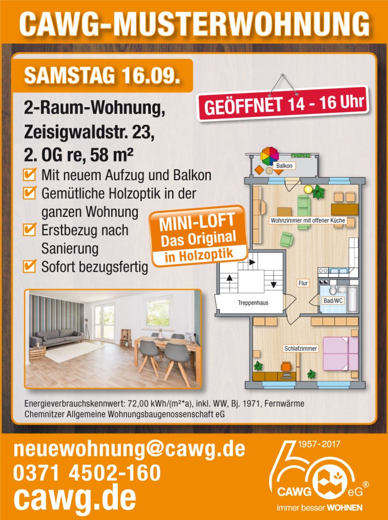 WohnungChemnitz's tweet image. MINI-LOFT in Holzoptik am morgigen Samstag geöffnet
#MiniLoft #Loft #Chemnitz #Zeisigwald #SchönesHolz #IchUndMeinHolz #Holzoptik