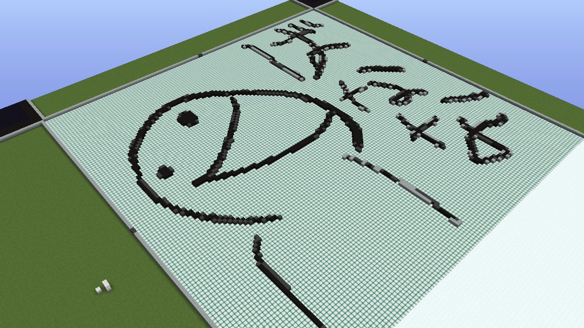 ちーさら Na Tviteru Minecraft 頭の悪い人のマップアートできました