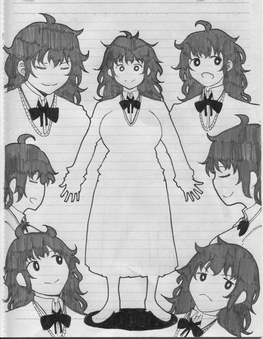 頭空っぽにしてアナログでガシガシ描くの気持ちいい。 