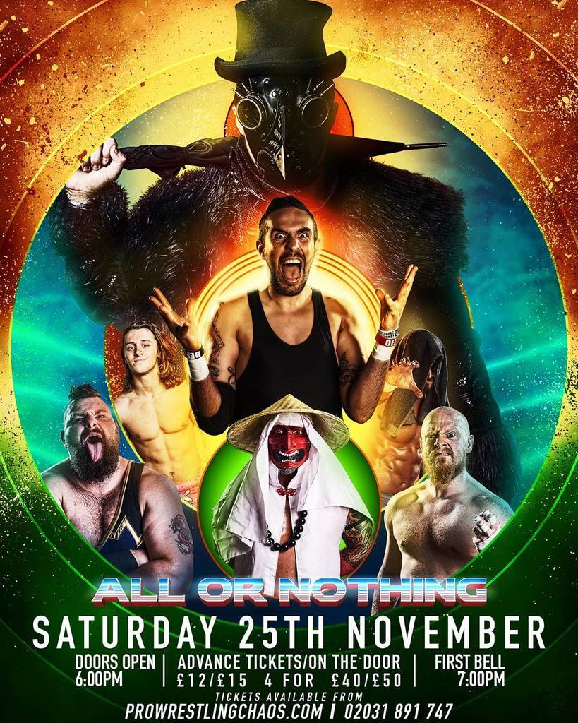 RiotDuckUK's tweet photo. Latest #poster #design for @prowrestlingchaos #AllOrNothing

Tickets: https://t.co/v17lQG3XXl

#wrestling #Brist… https://t.co/QCRdYxRFoh https://t.co/oMWkUymNxz