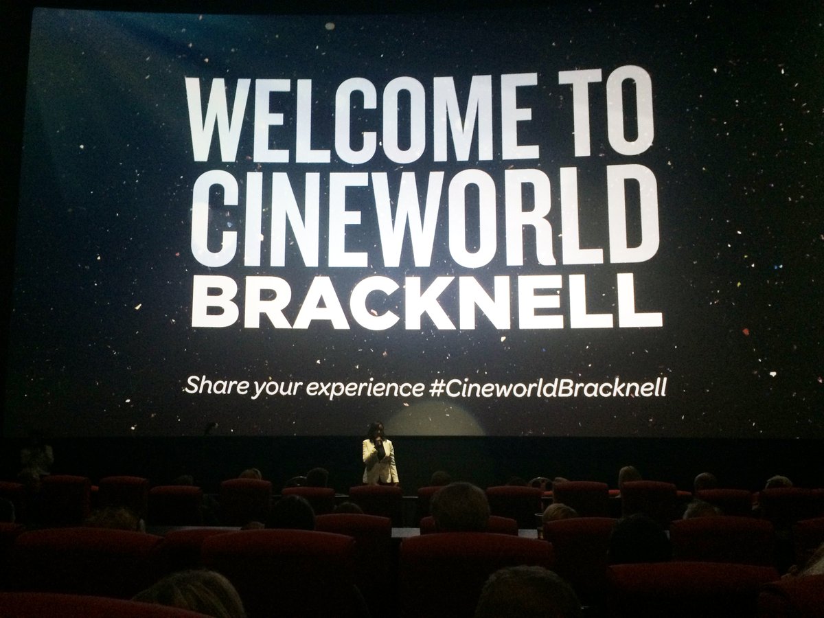 Fantastic opening celebration at #CineworldBracknell last night - superb #4DX experience. Good luck to Natalie King and her team. #Cineworld