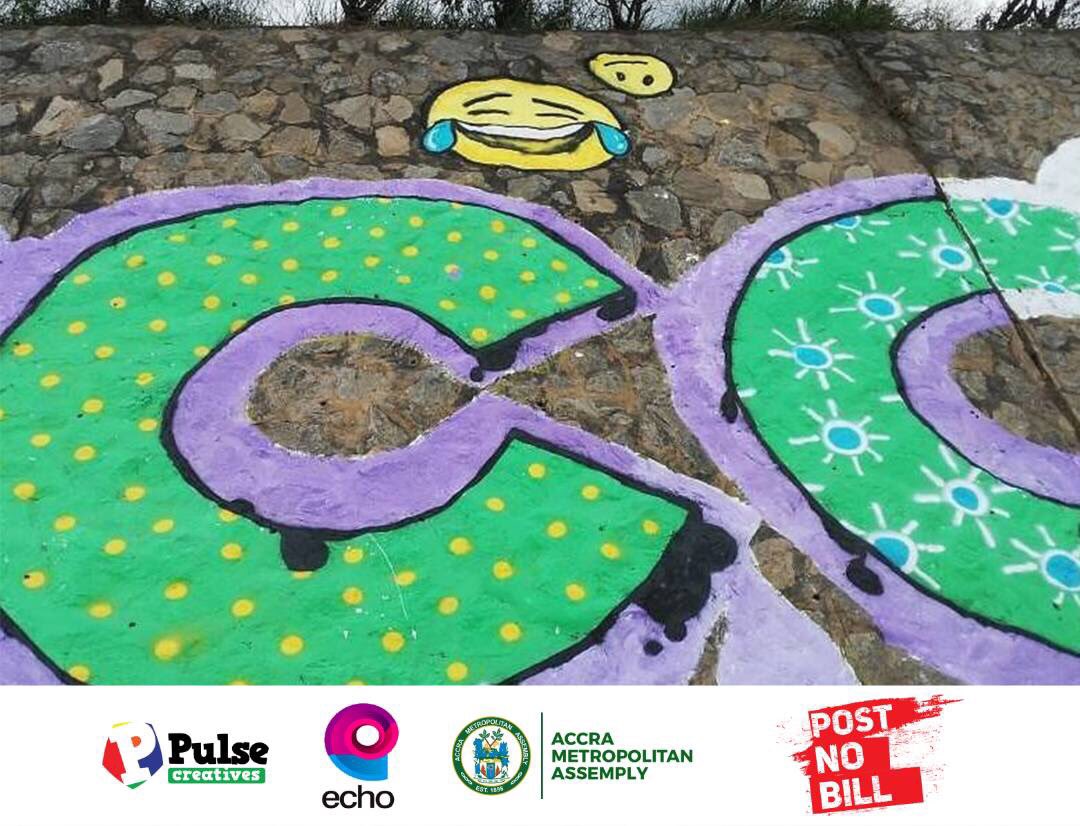 Pulse_Creatives's tweet photo. The City Of Accra is about to glow ! Thanks to the support of @AccraMetropolis for supporting our #PostNoBill initiative. Watch out for more https://t.co/fyKeBTyJ9T