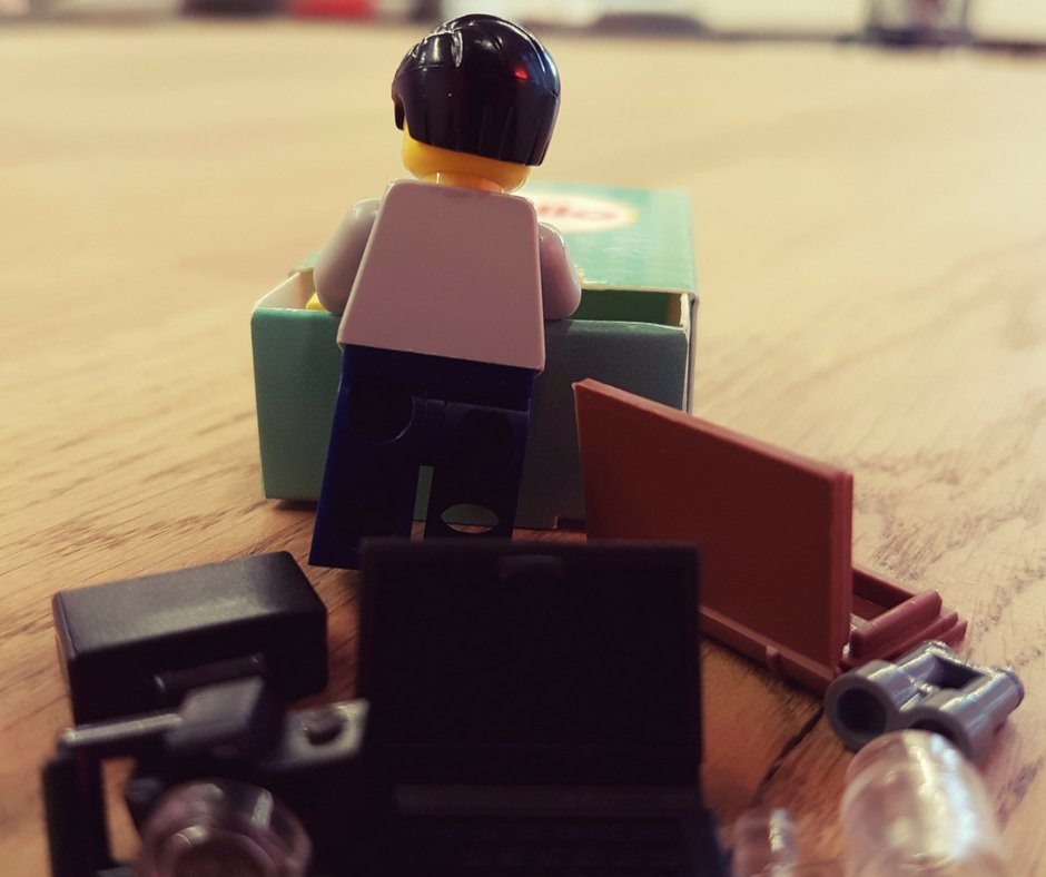 headspacegroup's tweet photo. Looks like the latest addition to the Headspace family is making himself at home/making a mess π³ #Lego #LegoMascot #Headspacers https://t.co/2zw1qnWoQG
