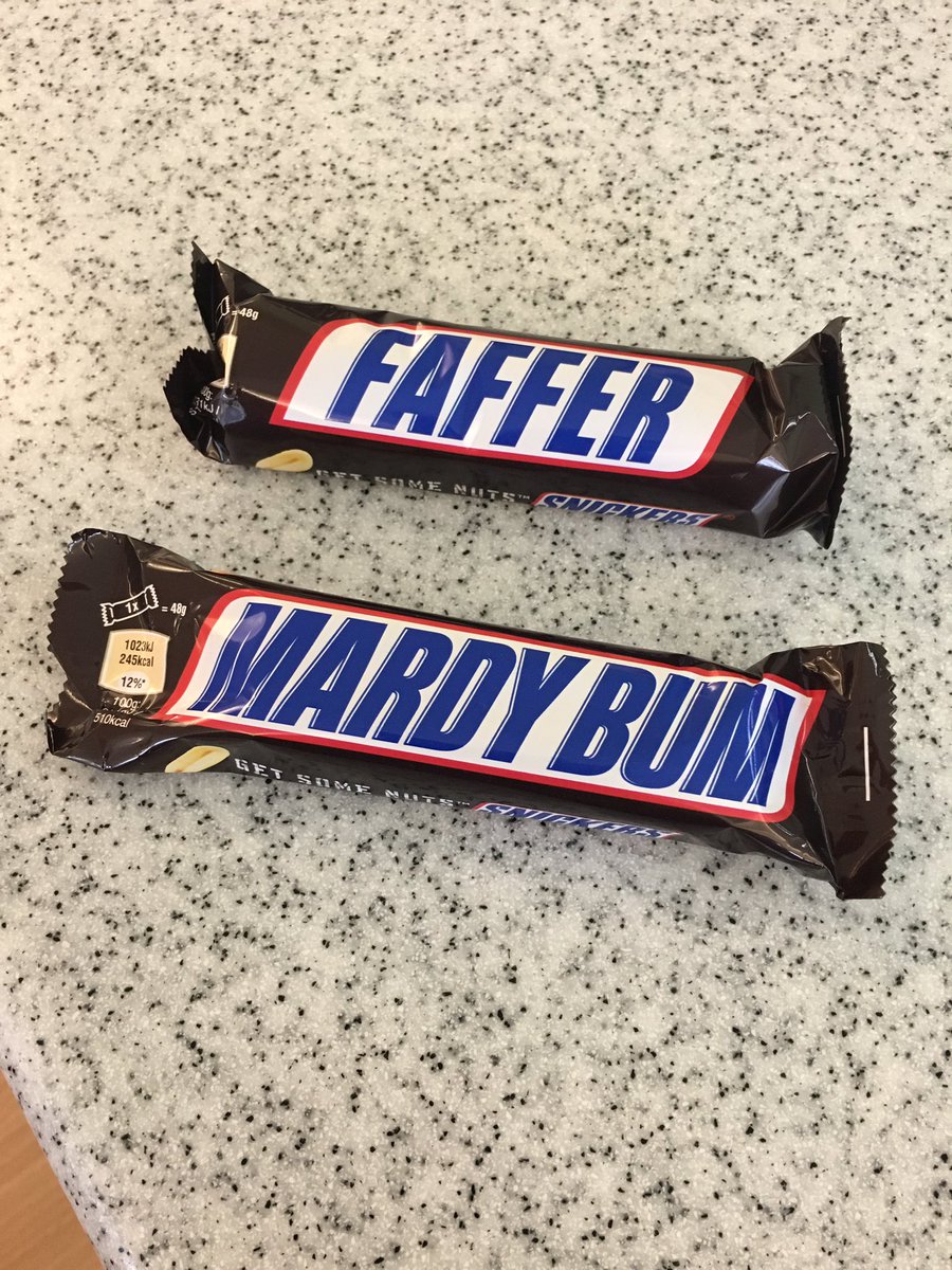 NumbriaUniFood's tweet photo. We're loving the new Snickers! #Faffer #MardyBum https://t.co/lUYSerNwTb