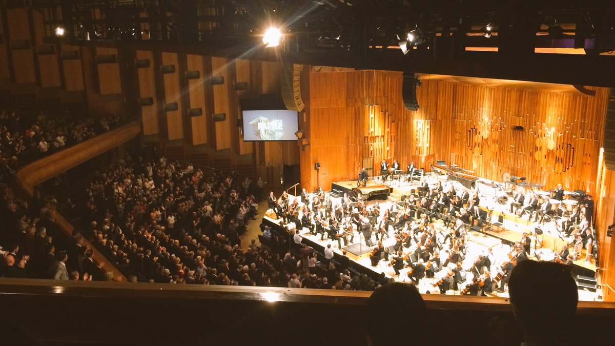 Fantastic to hear so much contemporary music at the opening concert with Simon Rattle yesterday #thisisrattle #newmusic
