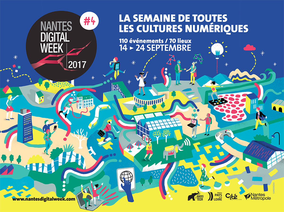 nantesfr's tweet photo. La #NantesDigitalWeek est aussi à vivre en famille ! Petite sélection d’animations à faire entre parents et enfants 👉https://t.co/UBOY3RcN1I https://t.co/9UcFBXSP34