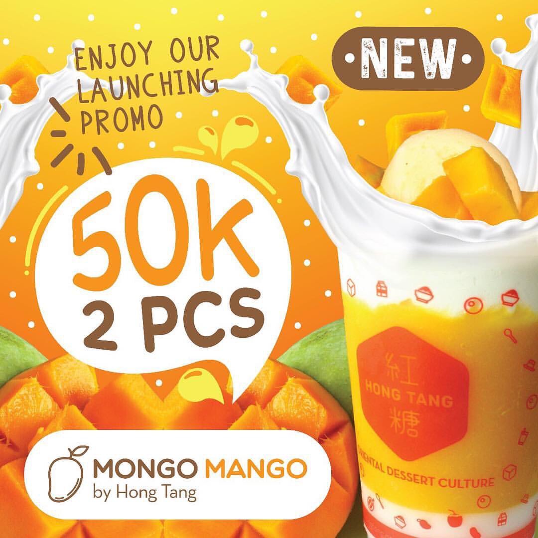 mizz_promo's tweet photo. Nikmati Launching Promo hanya 50rb untuk 2 cup #MongoMango di semua outlet #HongTang Jabodetabek!! ๐น
#MizzPromo https://t.co/pJAi88r9ZG