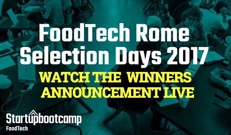 sbcFoodTech's tweet photo. Which 10 startups will be in the next #sbcFoodTech program? Watch the #sbcSelectionDays announcement live here: https://t.co/HVDMcrQqaO https://t.co/RwCINuvuHs