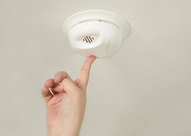 Press to Test. Monthly is Best. #firesafetyfirst