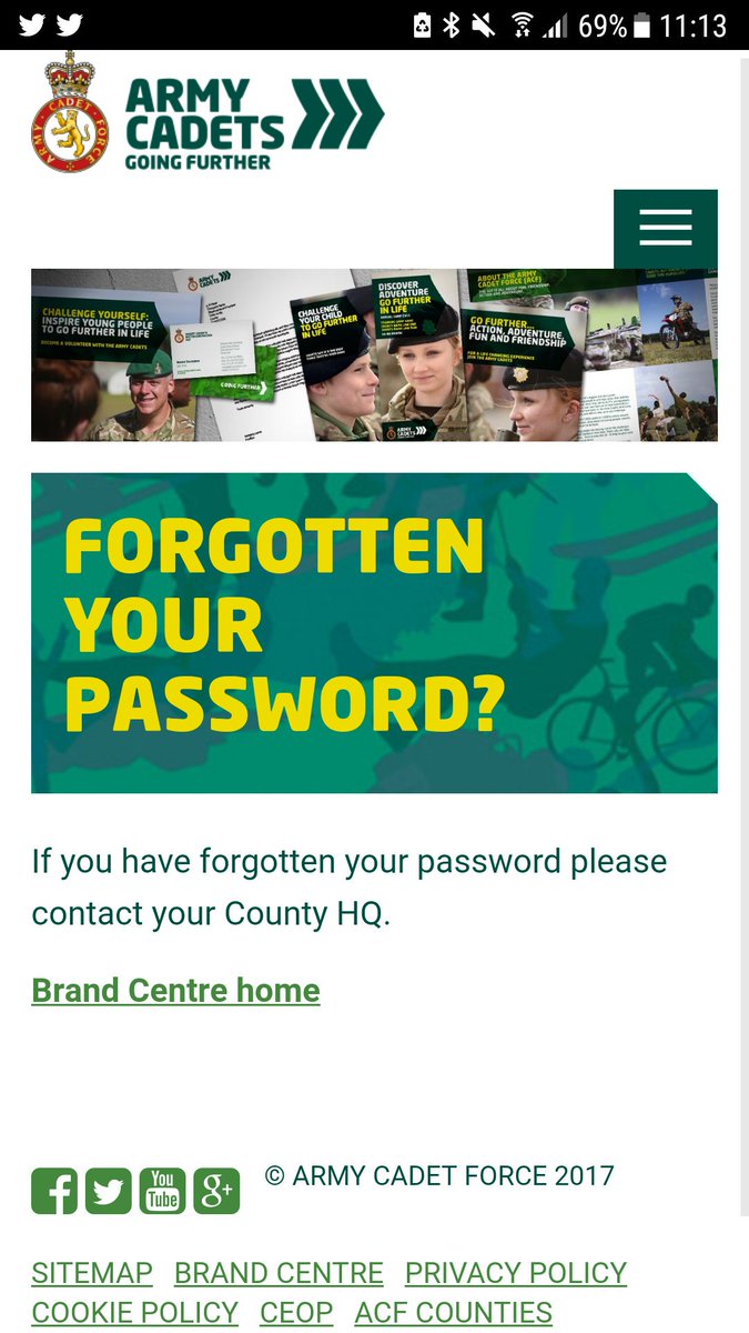 AI_Macleod's tweet photo. @ArmyCadetsUK trying to remember my user details. Tried my county HQ but are unsure on how to help.. https://t.co/Lxvws9mLG2