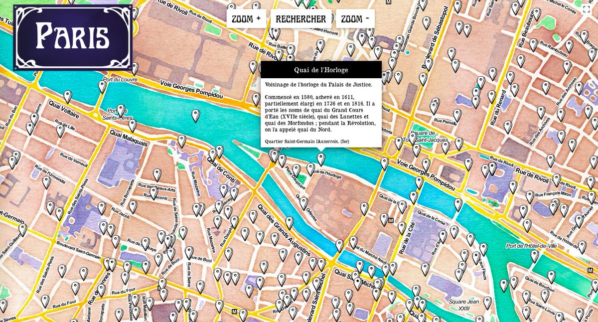 Vous connaissez Paristique ? La #carte interactive qui vous donne toute l'#histoire de chaque rue de #paris ! ▶︎ paristique.fr