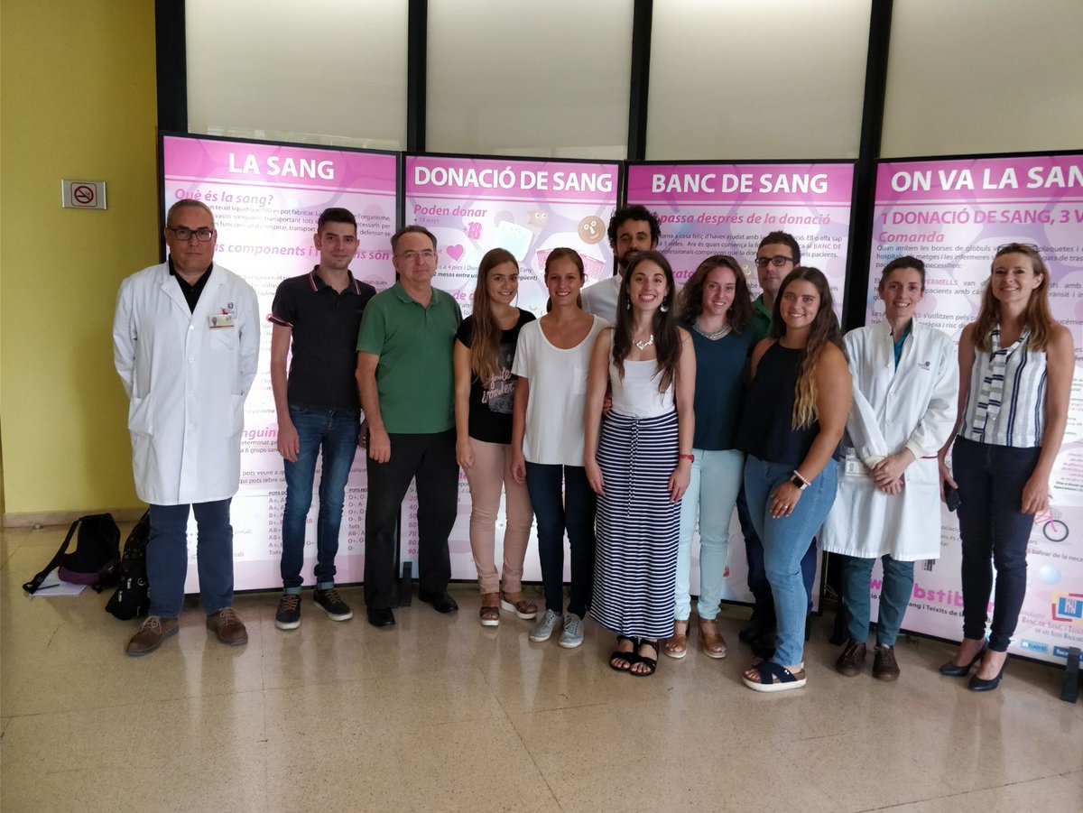 donasangbalears's tweet photo. En la Fundació Banc de Sang i Teixits estamos orgullosos de presentaros a nuestros nuevos compañeros gracias a @soib @garantia_juv https://t.co/QMz6Ox6jja