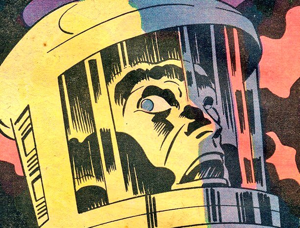 Jack Kirby art from the 2001 A Space Odyssey Marvel Treasury Special 1976.