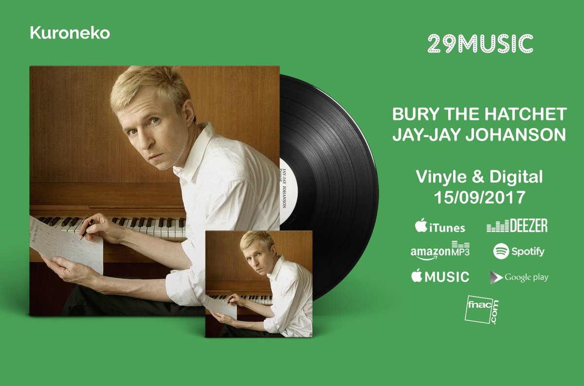 Après plus d'un million d’albums vendus dans le monde, Jay-Jay Johanson présente Bury the Hatchet, son 11ème album!
👉kuronekomedia.lnk.to/jjjbury