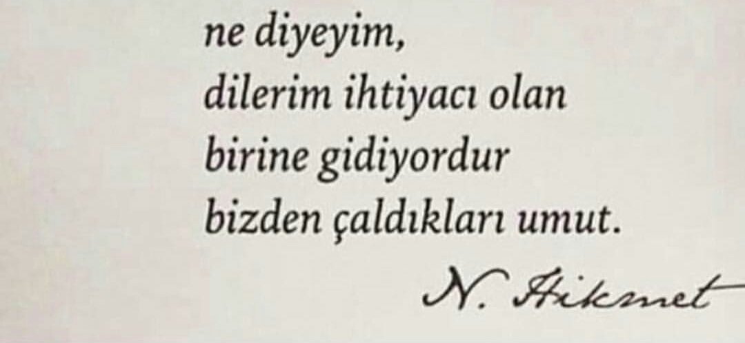 Ne diyeyim,