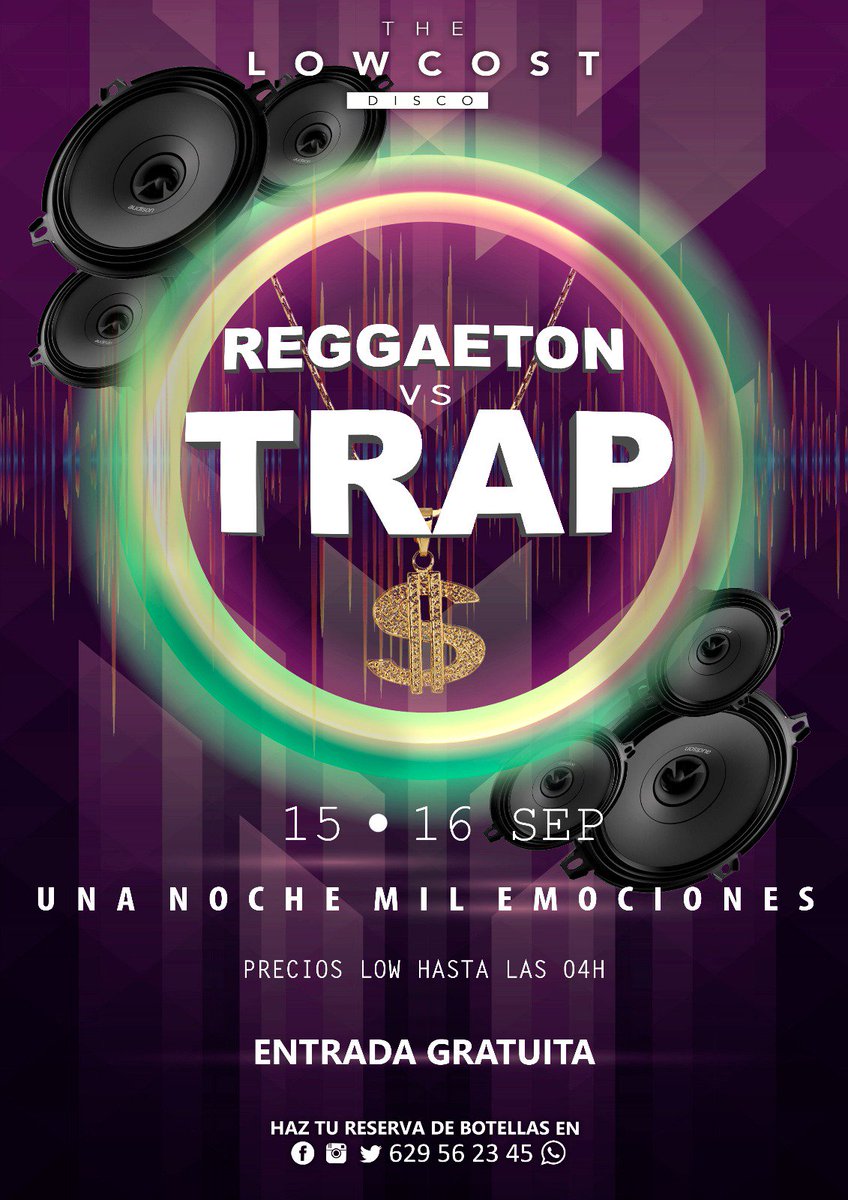 RT:Sorteo de botella &amp; Cachimbas.

¡Este fin de semana viviremos una batalla entre el TRAP y el REGGAETON!🎧🎤🎵

✔ Dj's Migui-Lewis-PedritoML.