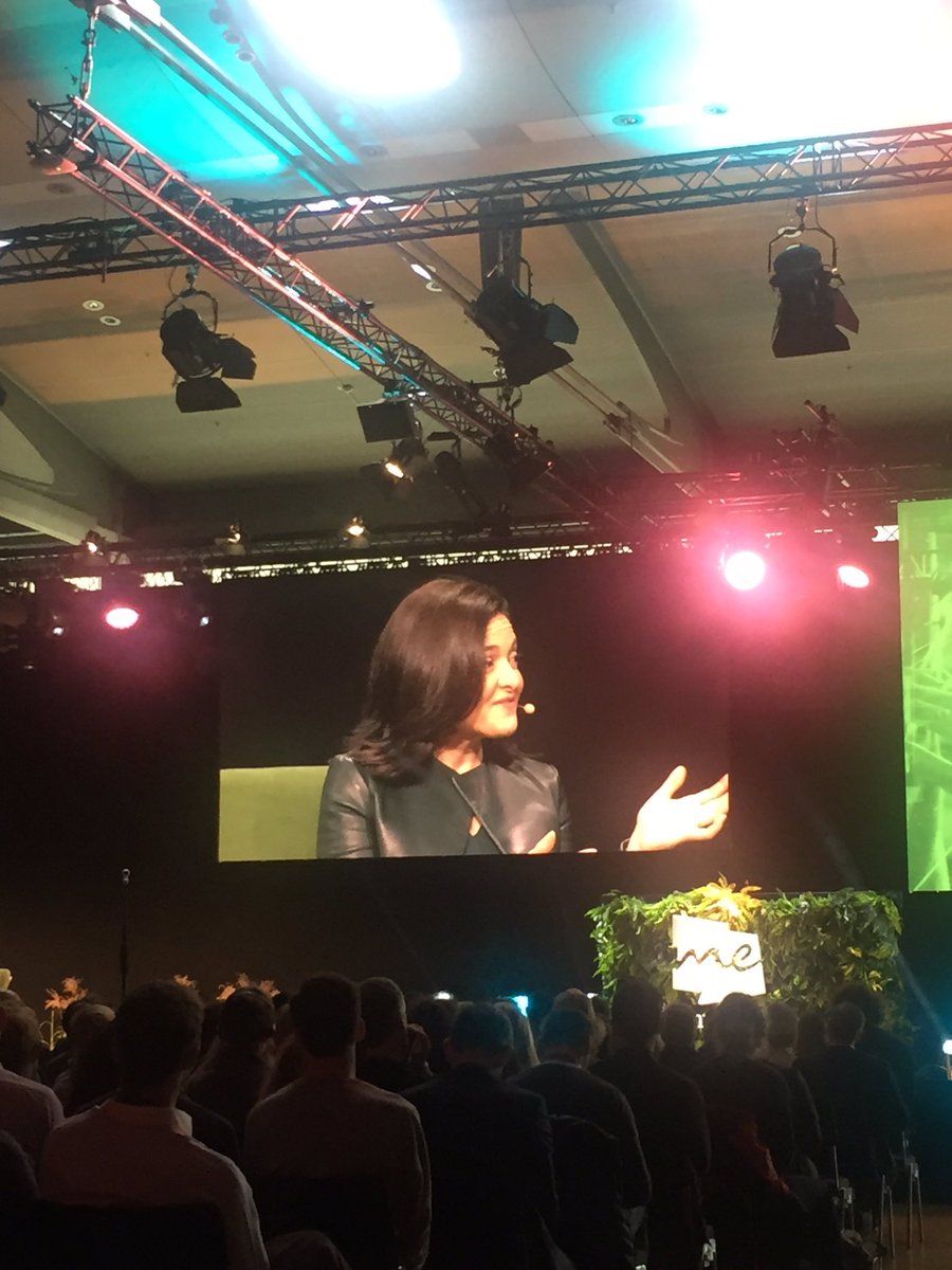 COO of Facebook Sheryl Sandberg -> "Teach your girls how to code..." 🙏🏾🙏🏾🙏🏾 (and send them to <a href="/Namics_Jobs/">Namics sucht Talente</a> 😜) #meconvention #ffm