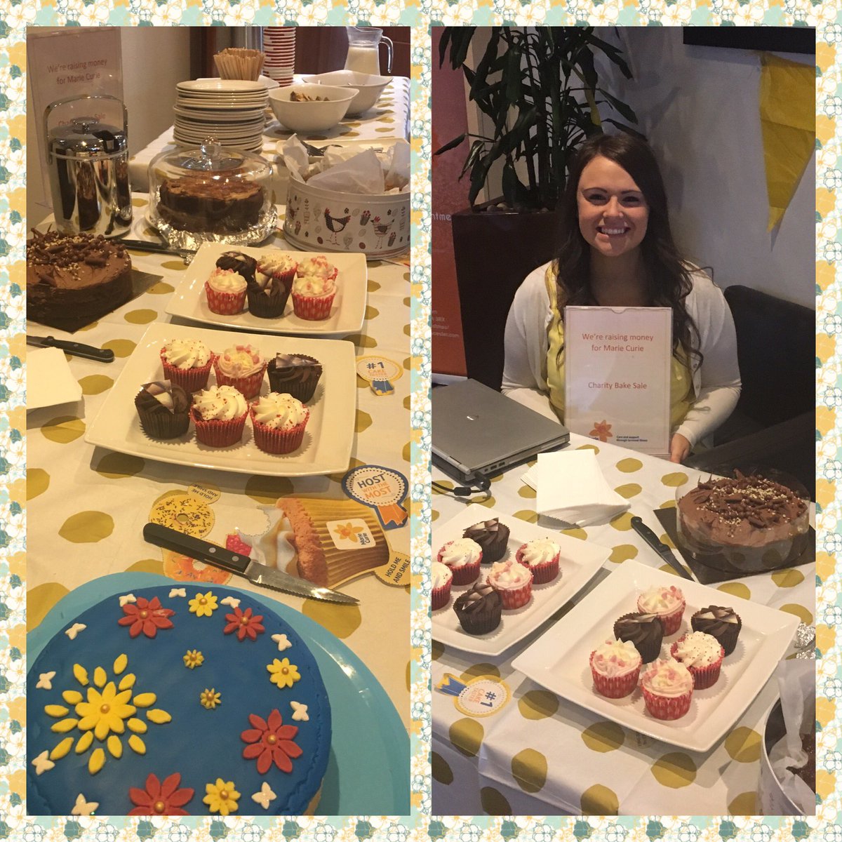 higloucester's tweet photo. Our Marie Curie cake sale is well under way and already doing well! 
Thank you to everyone for your help!
#mariecurie 
#ihgfoundationweek https://t.co/yYwOeSB632