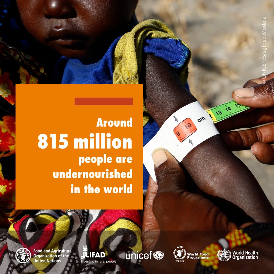 Global hunger is on the rise again, affecting 815 million people - that's more than 1 in 10 of the global population bit.ly/2fm7fkf