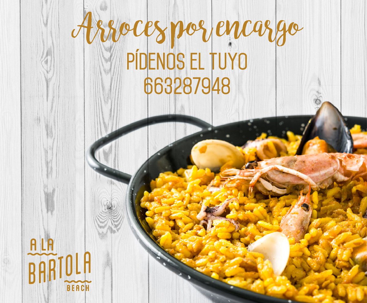 ¡Los #findesemana #AlaBartola cada vez están más cerca de terminar! ¡Pide tu #arroz #porencargo y disfruta de las #vistasalmar! 🥘😎☀️🌊